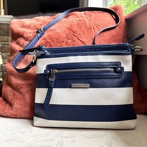 Dana Buchman Navy/White Bag